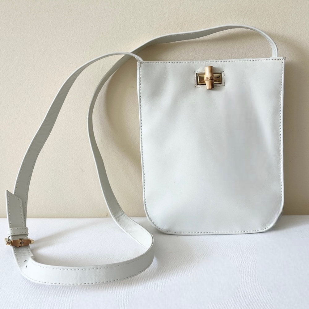 Vintage Halston Leather Crossbody Bag